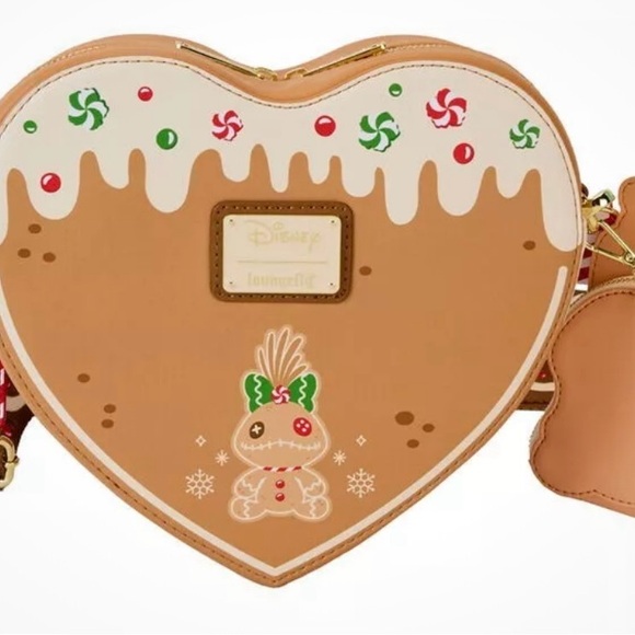 Loungefly Stitch gingerbread cross body and card holder - Picture 2 of 9